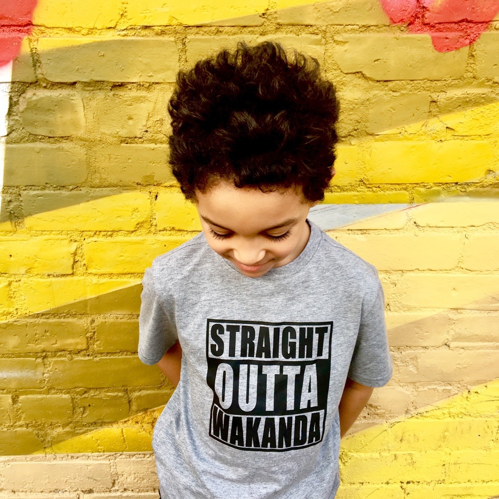 Straight Outta Wakanda - Black Panther Tee